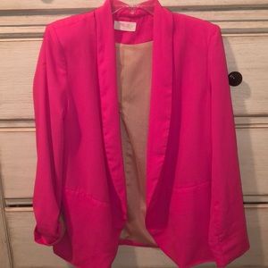 Hot pink blazer